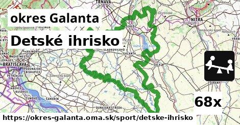 Detské ihrisko, okres Galanta