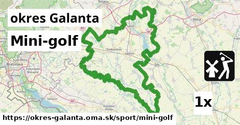 Mini-golf, okres Galanta