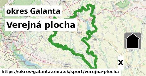 Verejná plocha, okres Galanta