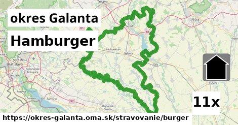 Hamburger, okres Galanta