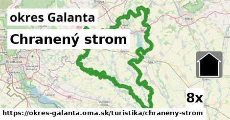 Chranený strom, okres Galanta