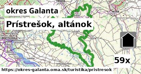 Prístrešok, altánok, okres Galanta