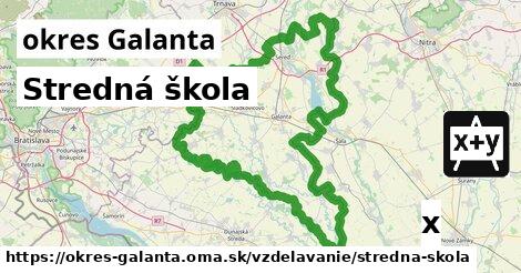 Stredná škola, okres Galanta