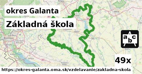 Základná škola, okres Galanta