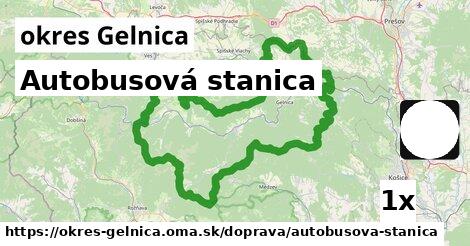 Autobusová stanica, okres Gelnica