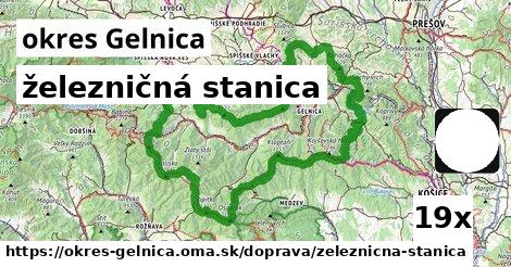 železničná stanica, okres Gelnica