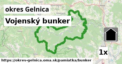 Vojenský bunker, okres Gelnica