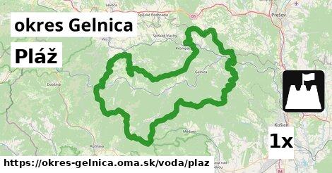 Pláž, okres Gelnica