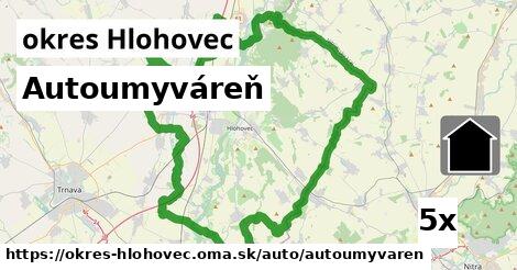 Autoumyváreň, okres Hlohovec