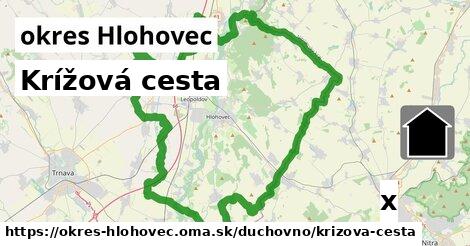 Krížová cesta, okres Hlohovec