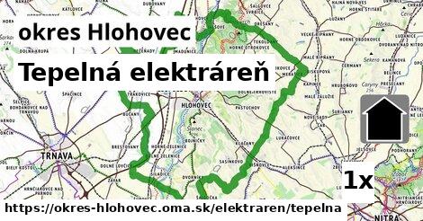 Tepelná elektráreň, okres Hlohovec