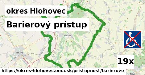 Barierový prístup, okres Hlohovec