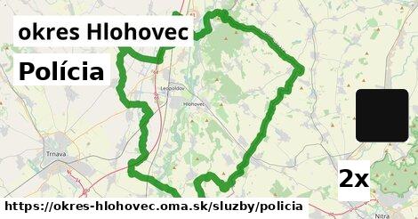 Polícia, okres Hlohovec