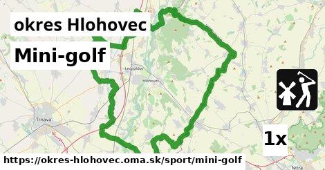 Mini-golf, okres Hlohovec