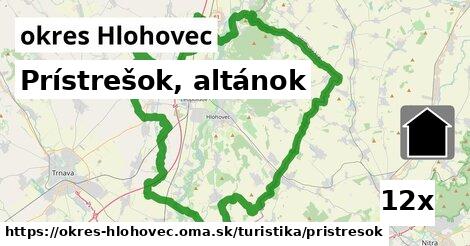 Prístrešok, altánok, okres Hlohovec