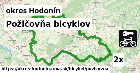 Požičovňa bicyklov, okres Hodonín