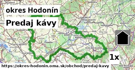 Predaj kávy, okres Hodonín