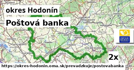 Poštová banka, okres Hodonín