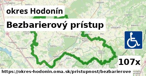 Bezbarierový prístup, okres Hodonín