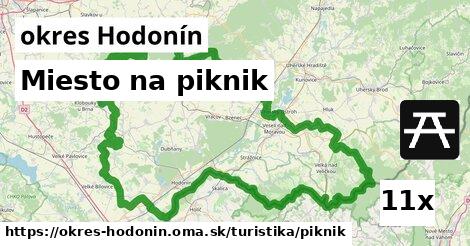 Miesto na piknik, okres Hodonín