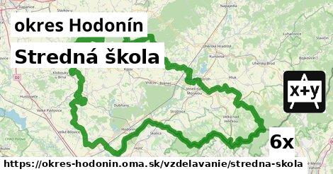 Stredná škola, okres Hodonín