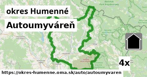 Autoumyváreň, okres Humenné