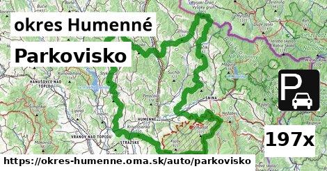 Parkovisko, okres Humenné