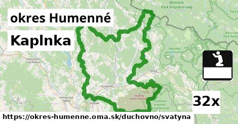 Kaplnka, okres Humenné