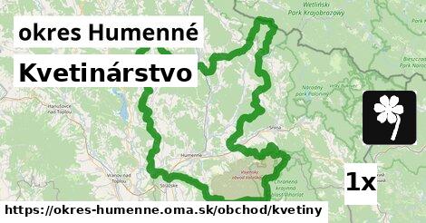 Kvetinárstvo, okres Humenné