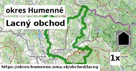 Lacný obchod, okres Humenné