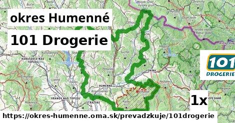 101 Drogerie, okres Humenné