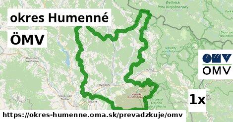 ÖMV, okres Humenné