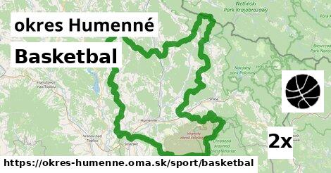 Basketbal, okres Humenné