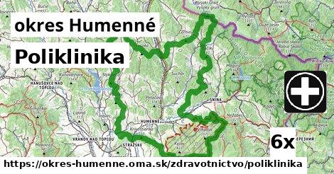Poliklinika, okres Humenné