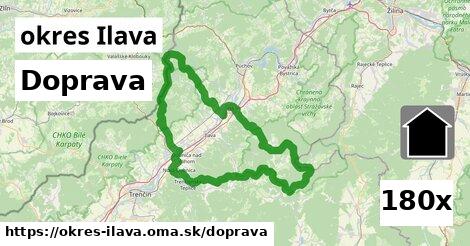 doprava v okres Ilava