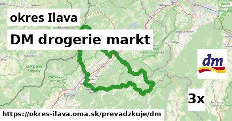 DM drogerie markt, okres Ilava