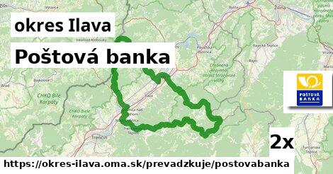 Poštová banka, okres Ilava