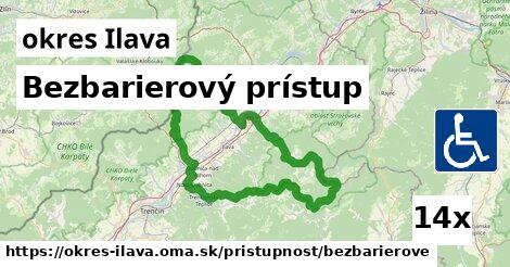 Bezbarierový prístup, okres Ilava