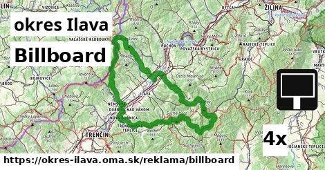 Billboard, okres Ilava