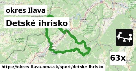 Detské ihrisko, okres Ilava