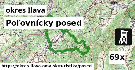 Poľovnícky posed, okres Ilava