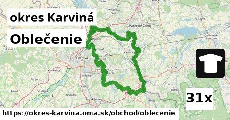 Oblečenie, okres Karviná