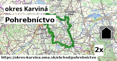 pohrebníctvo v okres Karviná