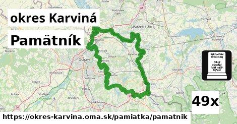 Pamätník, okres Karviná