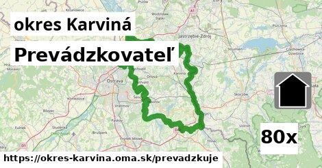 prevádzkovateľ v okres Karviná