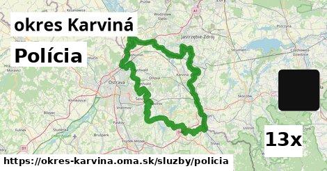 Polícia, okres Karviná