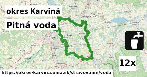 Pitná voda, okres Karviná