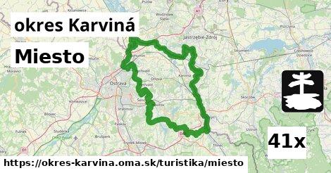 Miesto, okres Karviná