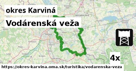 Vodárenská veža, okres Karviná