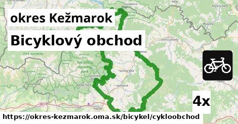 Bicyklový obchod, okres Kežmarok